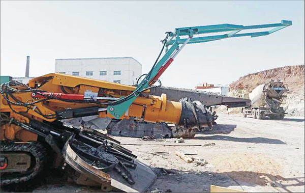 礦用機載臨時支護(hù)裝置